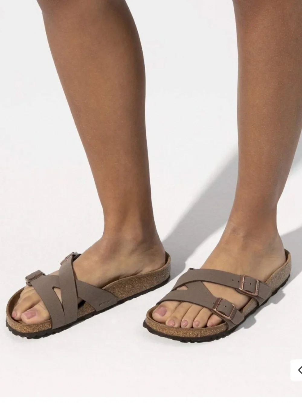 BIRKENSTOCK Yao Strap Sandal in Mocha Size 9 LIKE NEW